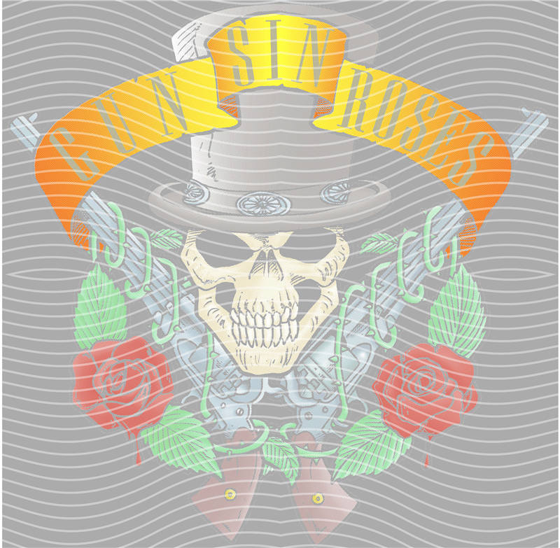 Metal band half-tone-MB 104